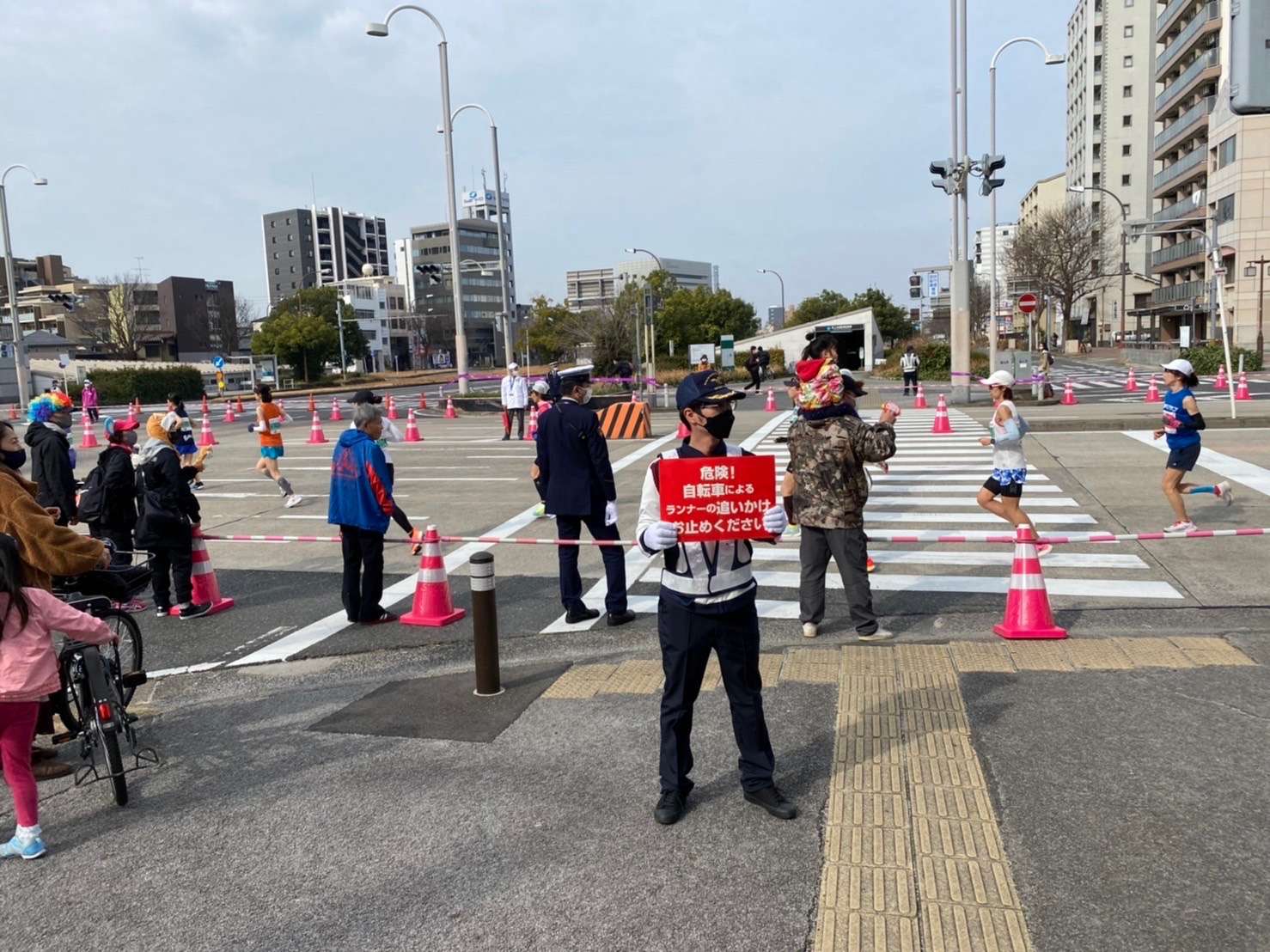 2022年名古屋ウィメンズマラソンの交通規制の警備してきました！